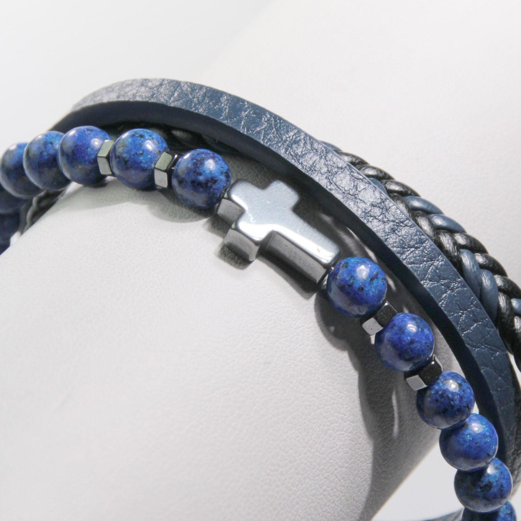 Brazalete Gino Rodinis B413AZ Azul-2