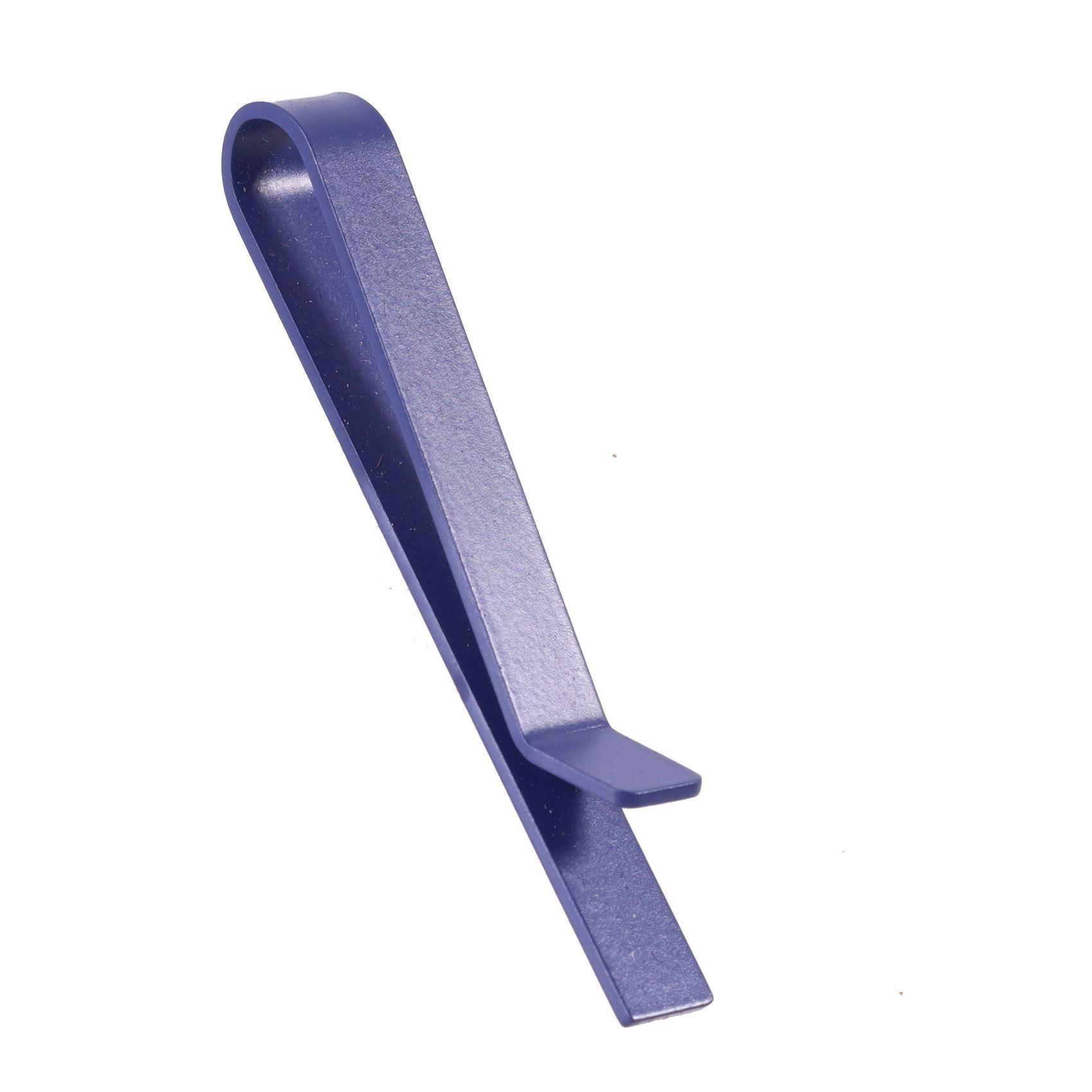 Set Pasador De Corbata Y Cubre Botón Gino Rodinis TB019 Azul-3