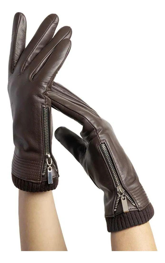 Guante de Cuero Mujer Gino Rodinis G223-2