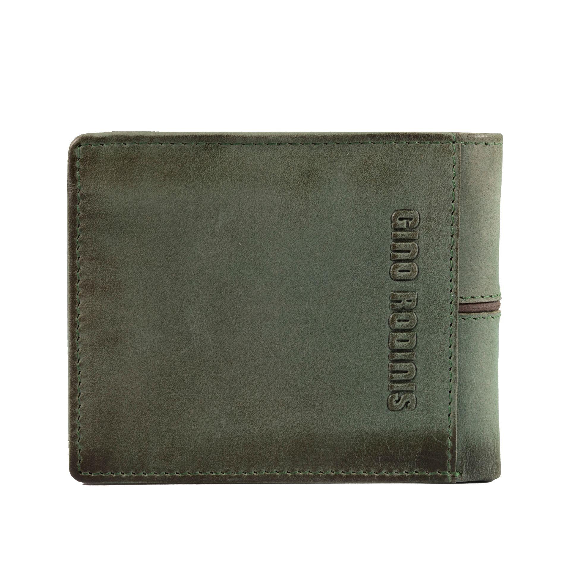 Billetera Gino Rodinis Texas 161 Verde/Marrón-4