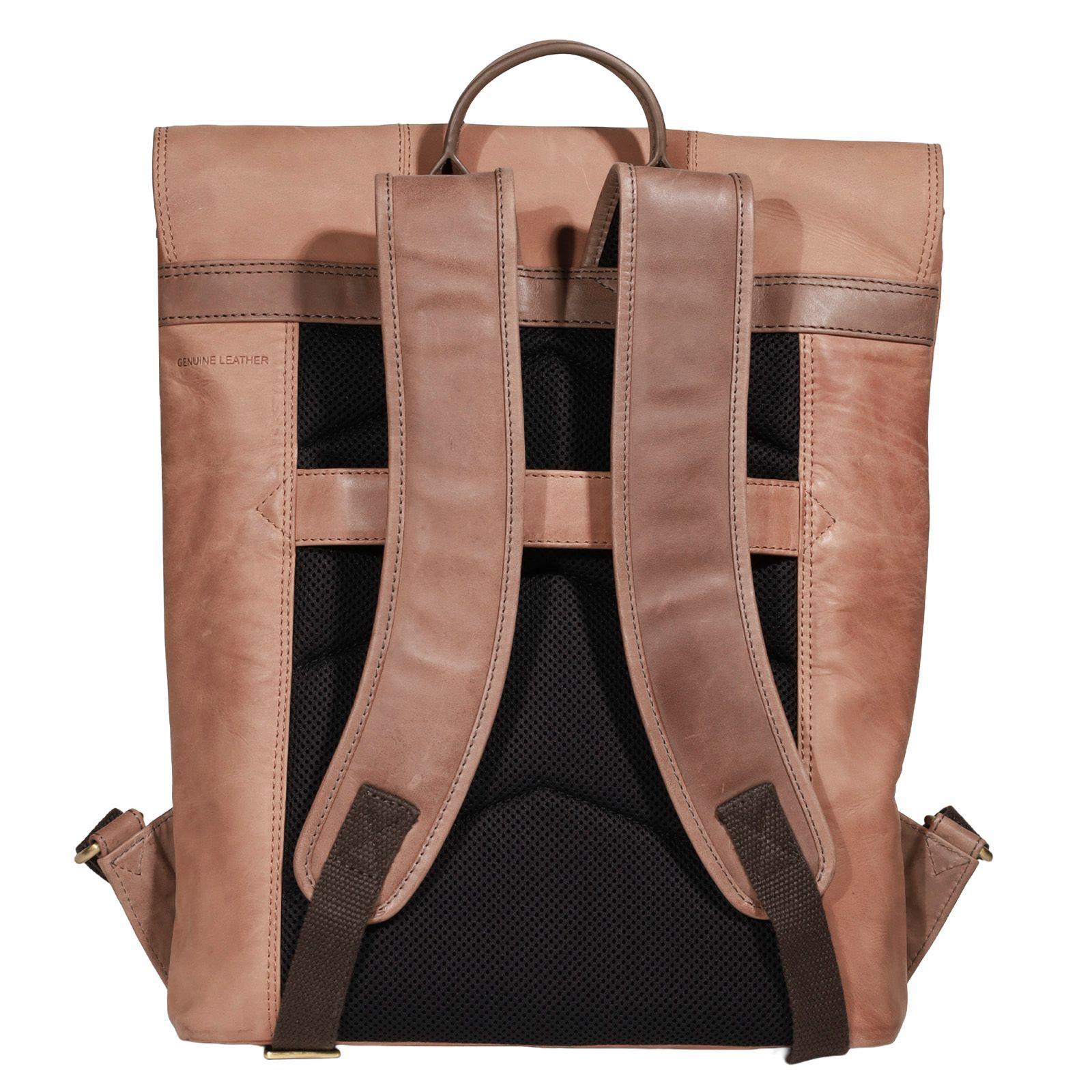 MOCHILA HOMBRE  GINO RODINIS  2101 CAMEL-3