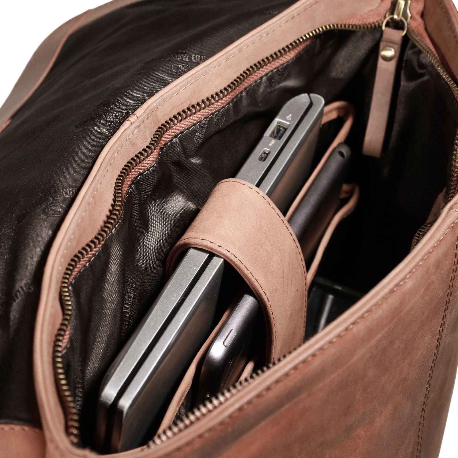 MOCHILA HOMBRE  GINO RODINIS  2101 CAMEL-4