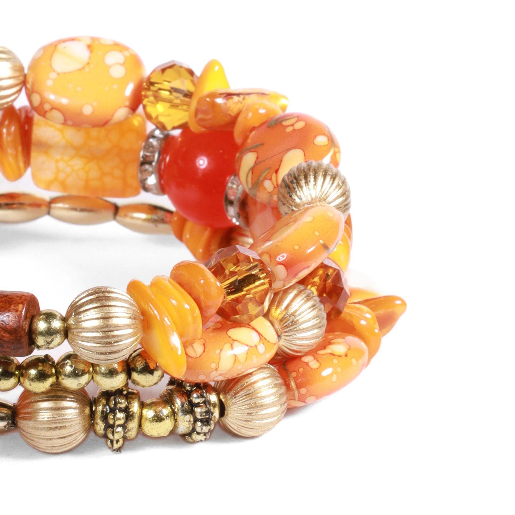 BRAZALETE MUJER GINO RODINIS B509 | Naranjo-2