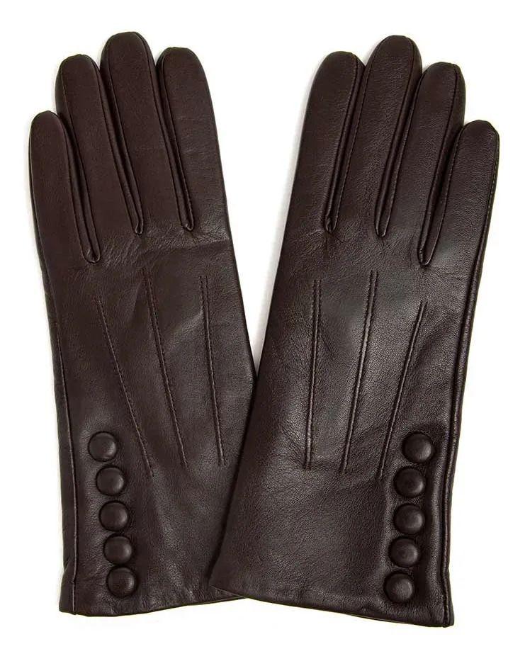 Guante de Cuero Mujer Gino Rodinis G227-0
