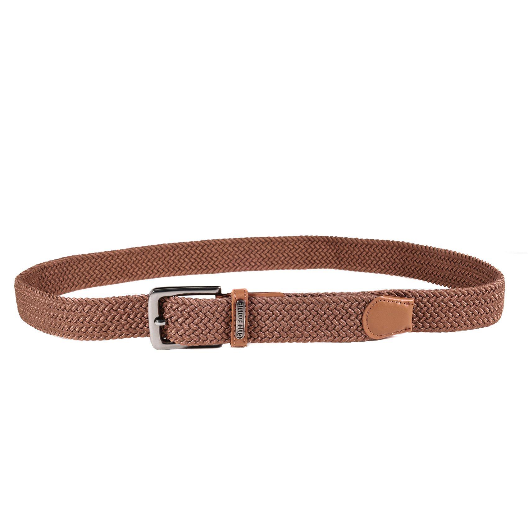 CINTURÓN ELASTICADO GINO RODINIS HOMBRE 2513 CAMEL S-M -2