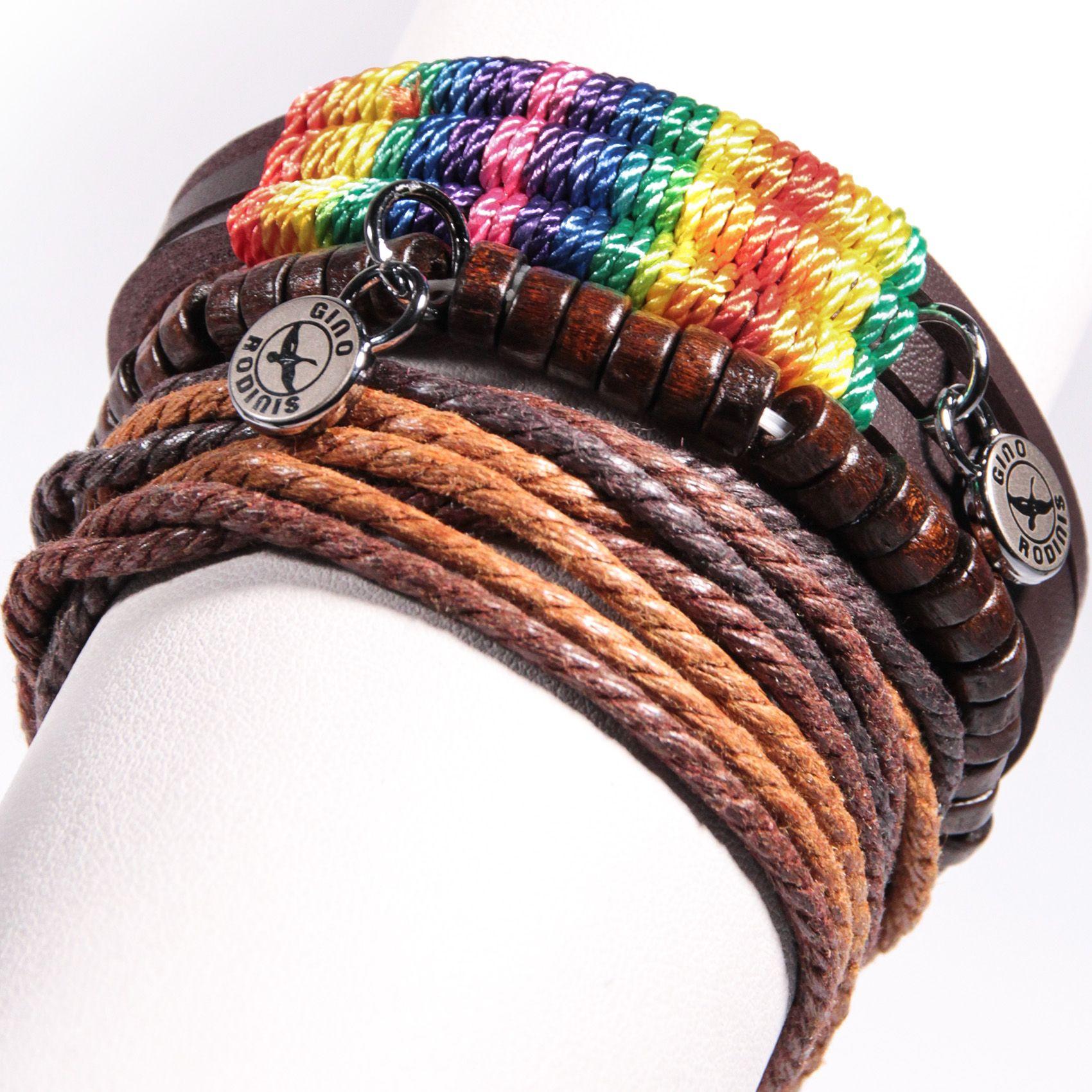 SET BRAZALETE HOMBRE GINO RODINIS  B429-2