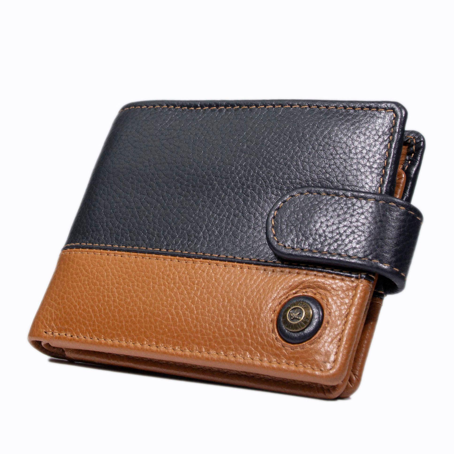 Billetera Hombre Capri 988 Azul/Naranjo Gino Rodinis-4