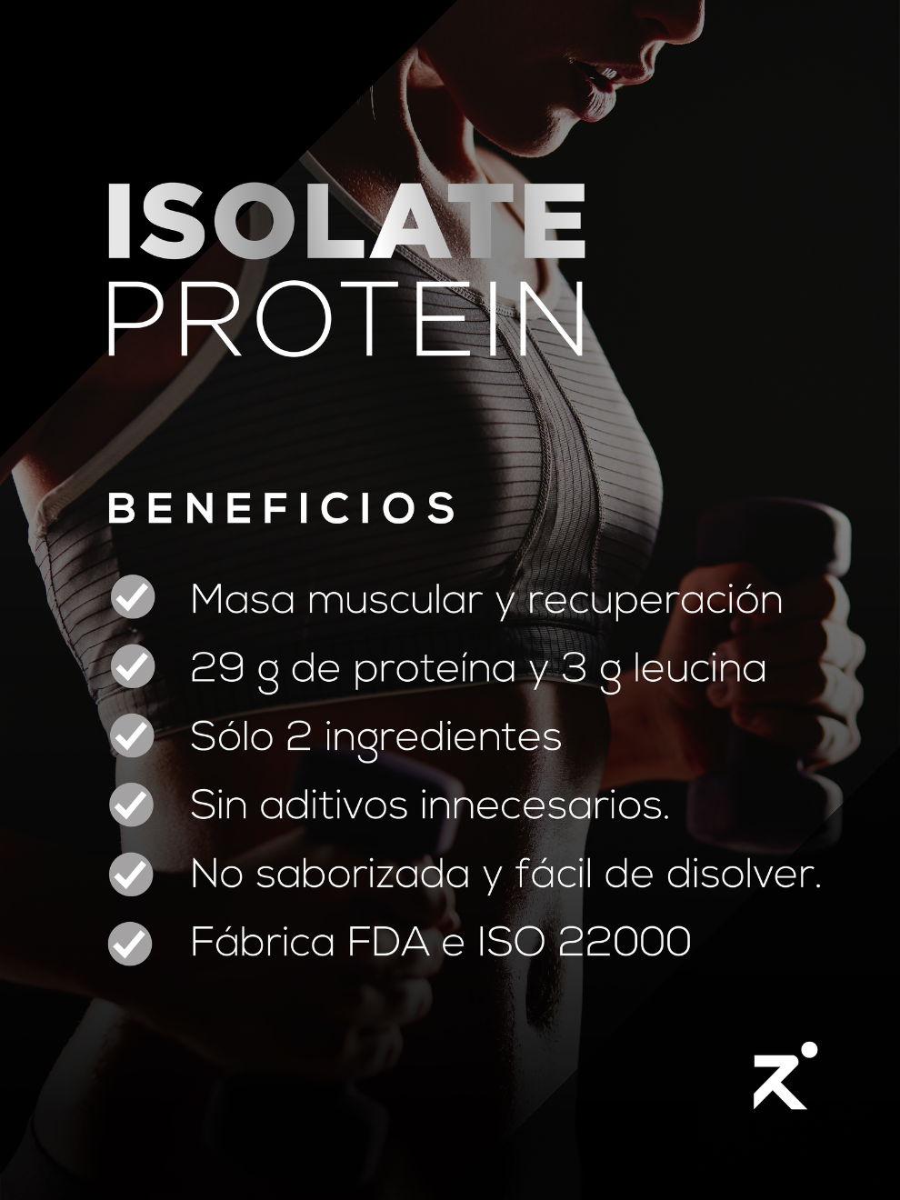 STRIVE Isolate Protein No Saborizada 21 porciones 735g-4