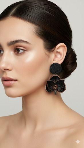 Pendientes Flor bano-2