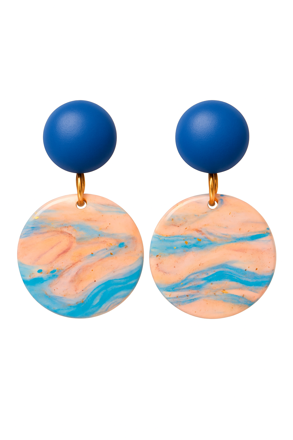 pendientes multi color con esencia veraniega -0