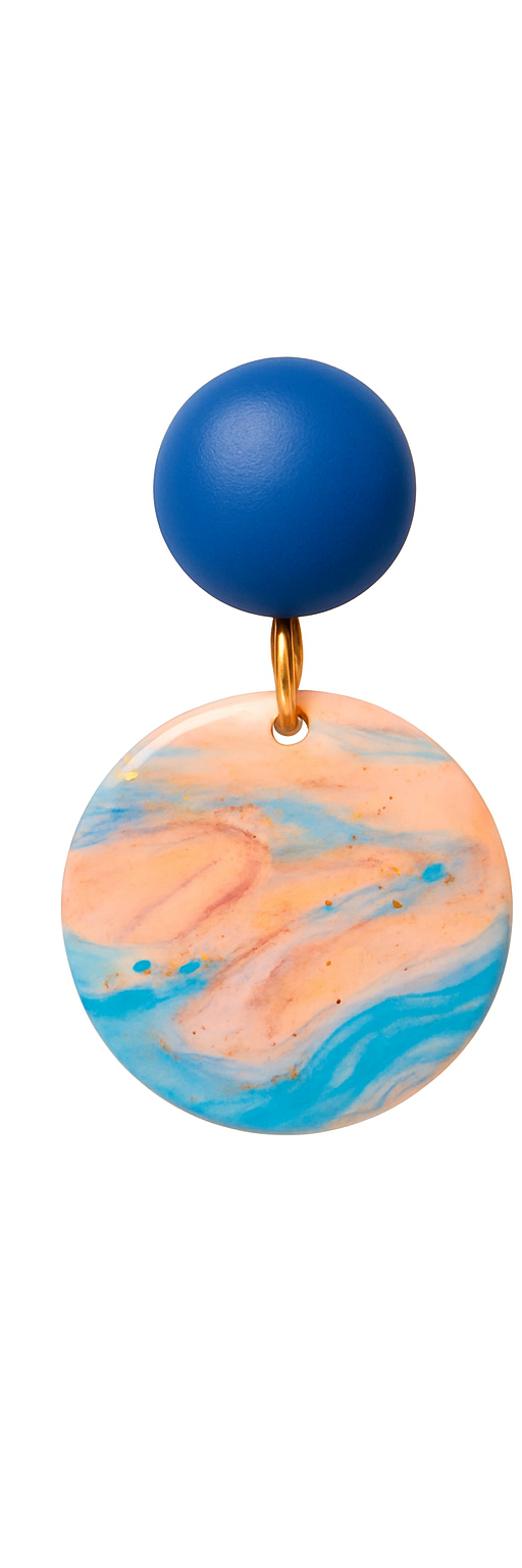 pendientes multi color con esencia veraniega -1