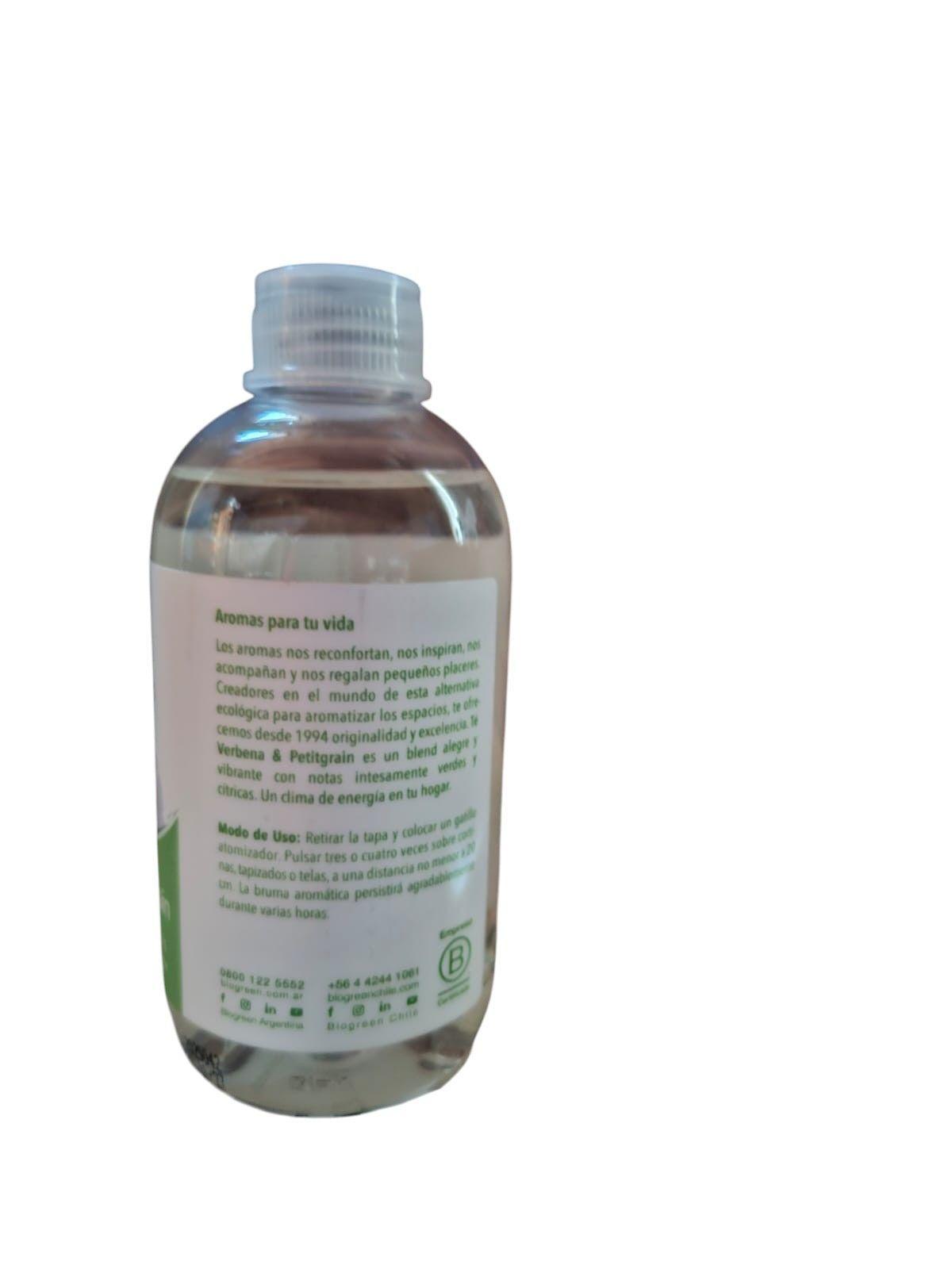 Aromatizante de Ambientes Verbena Petitgrain Biogreen 240 ml-1