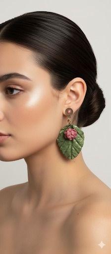 Pendientes Rosa Encantada-2