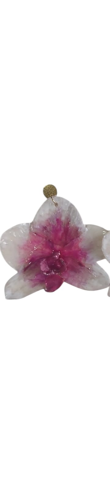 Pendientes Flor Orqu dea Rosa-2