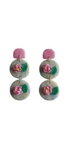 Pendientes Doble Flor Encantada-0