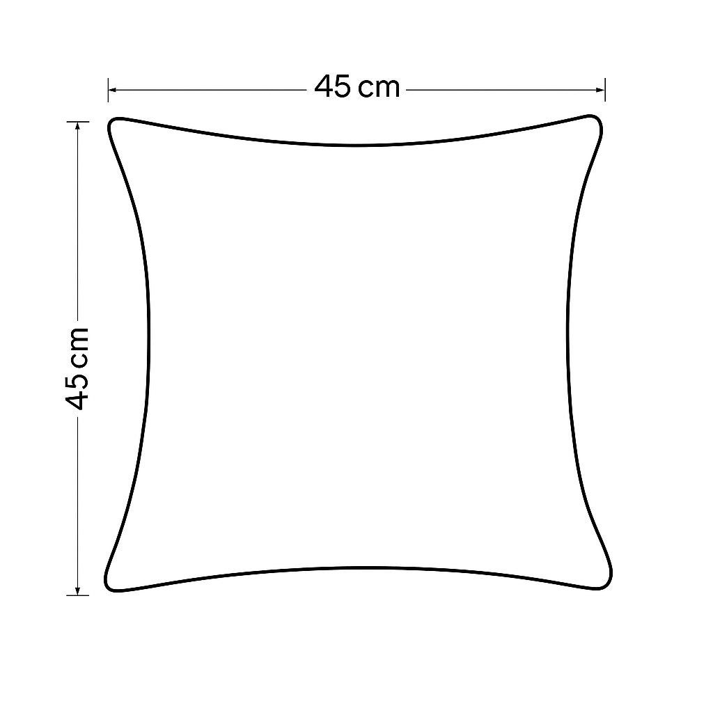Pack 3 fundas de cojín chenille azul decorativas 45x45 suaves 744-6