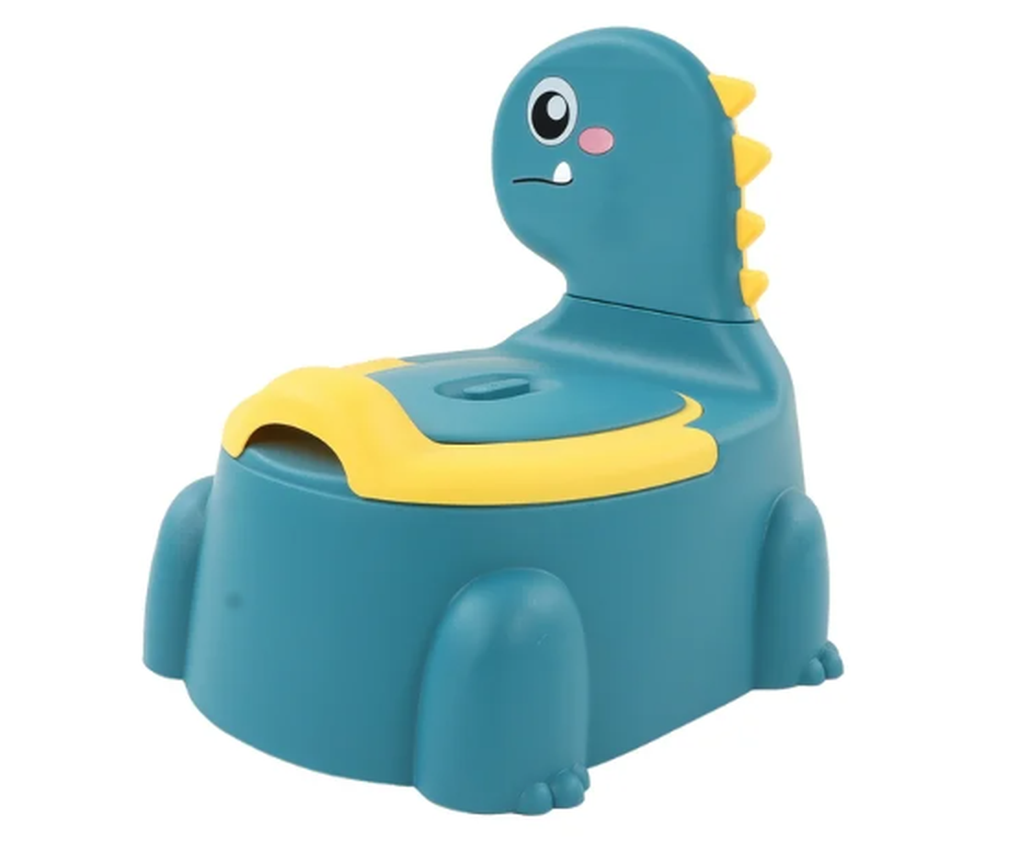 Bacinica Infantil Diseño Dinosaurio - Primer Baño - Turquesa-0