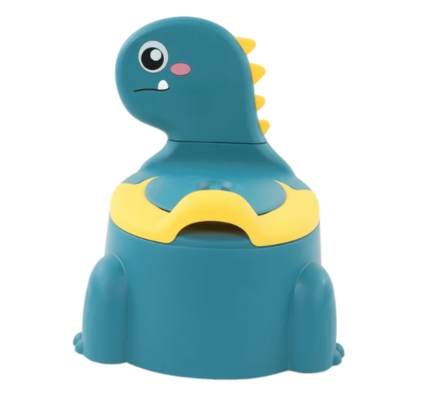 Bacinica Infantil Diseño Dinosaurio - Primer Baño - Turquesa-1
