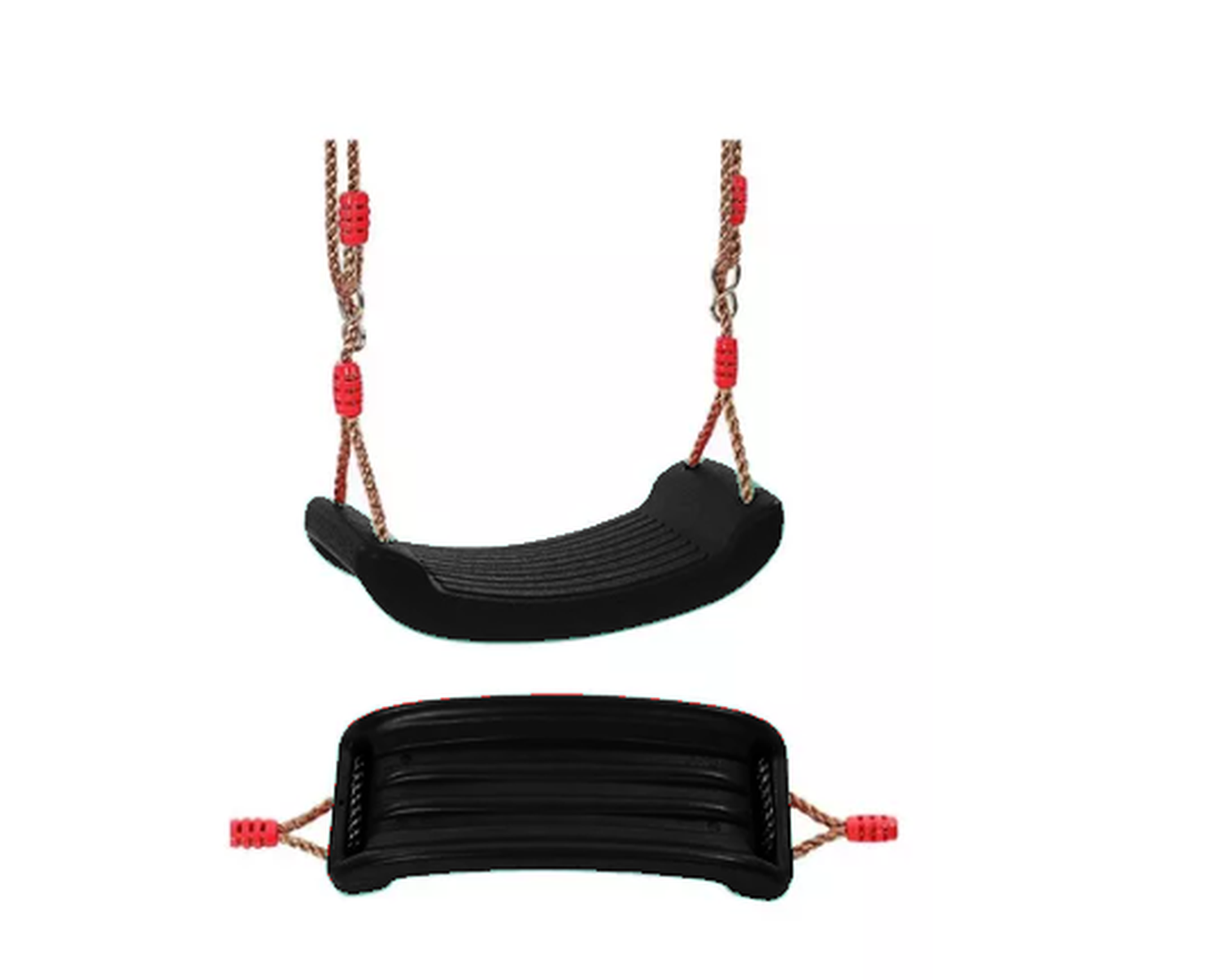 Columpio Niño 17cm - Diversión al Aire Libre Negro-1