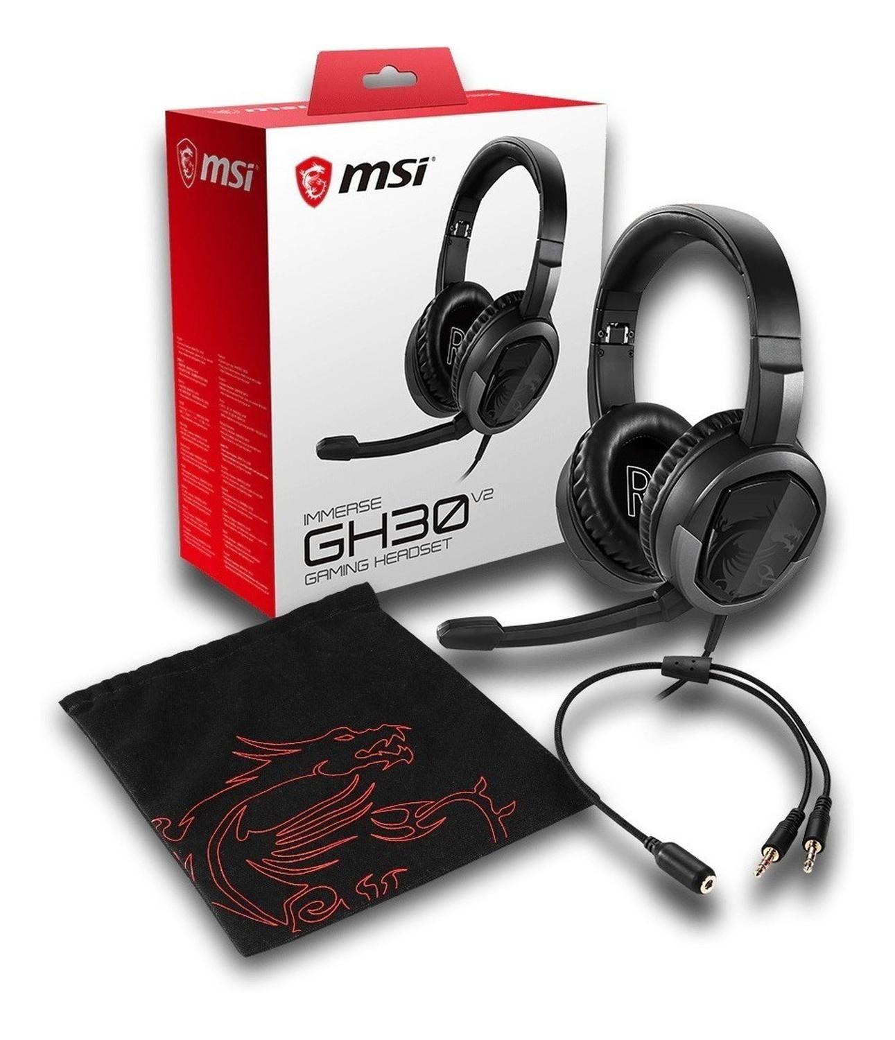 Audifonos Gamer Msi Immerse Gh30 V2 - Gaming Headset - Wired-2
