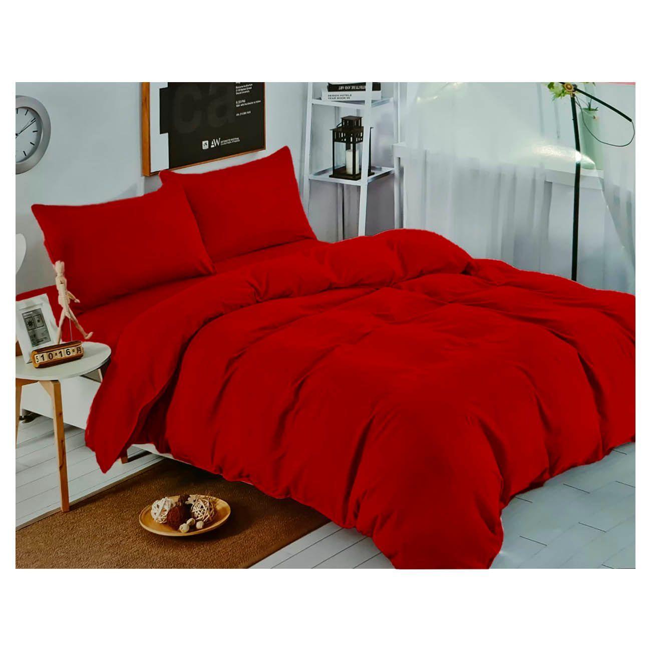 Juego de sabanas Burdeo 2.5 Plazas Calidad-0