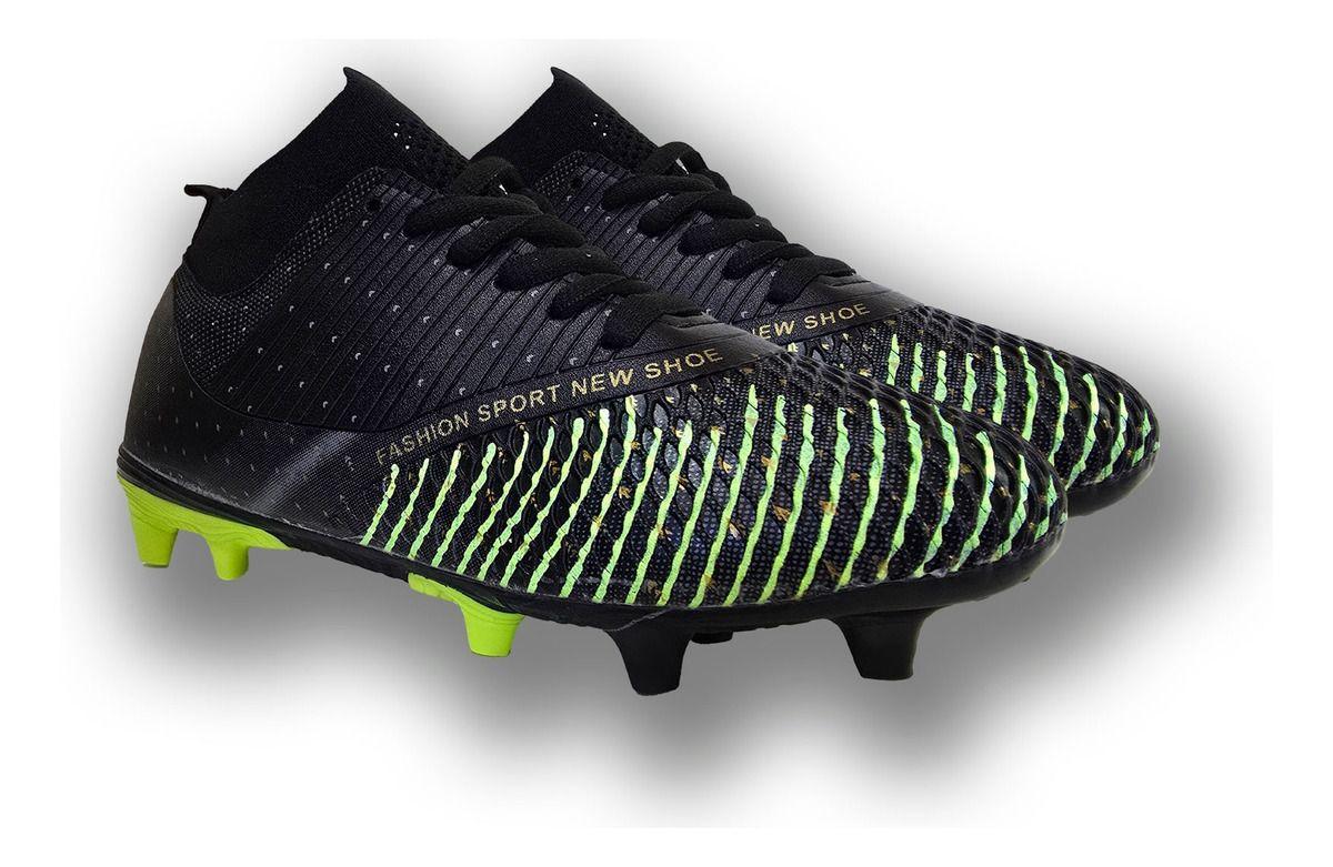 Zapatos Fútbol Negro | Agilidad y Diseño Superior 35-40 - 7709-2