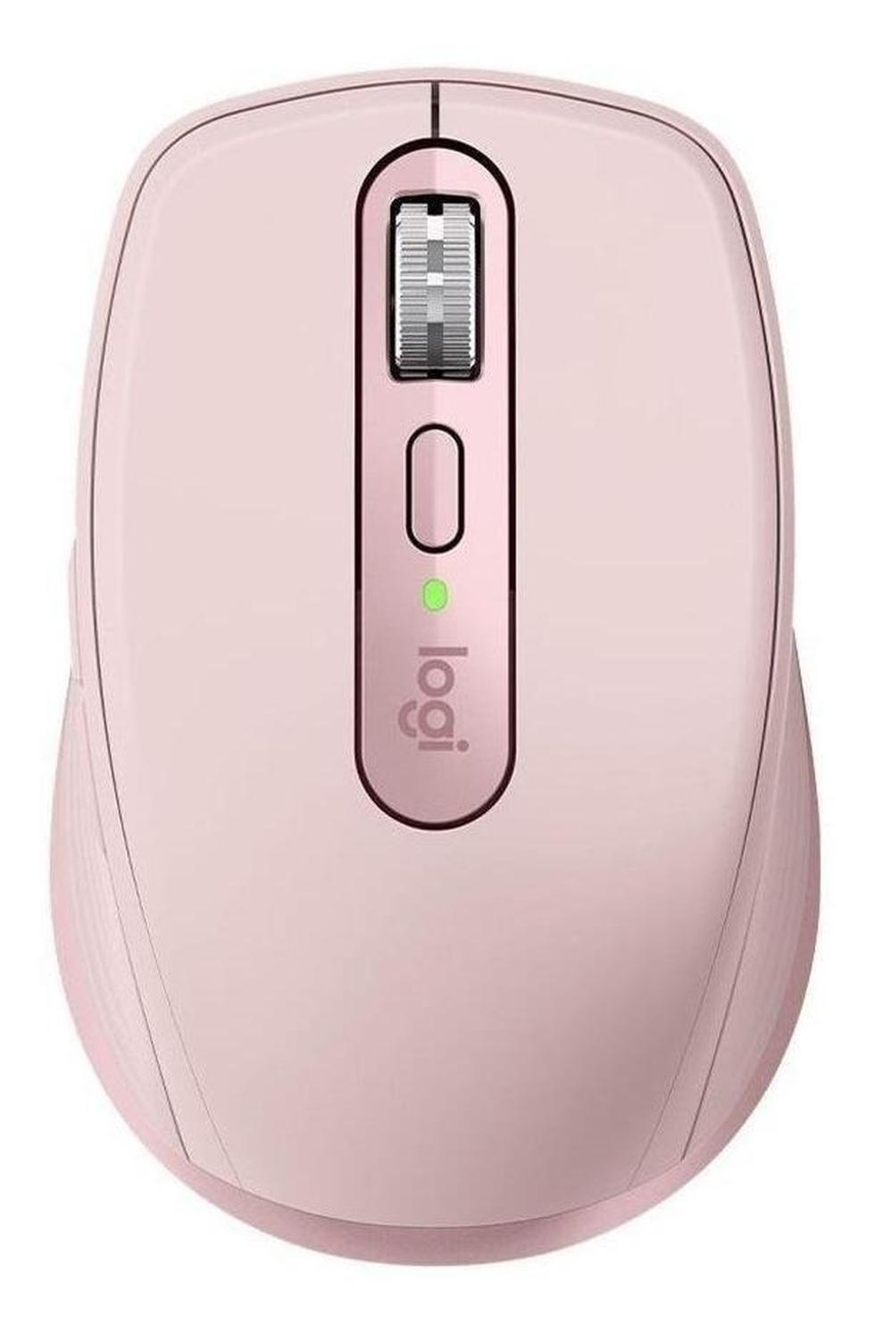 Mouse Inalámbrico Recargable Logitech Mx Anywhere 3 Rosado-0