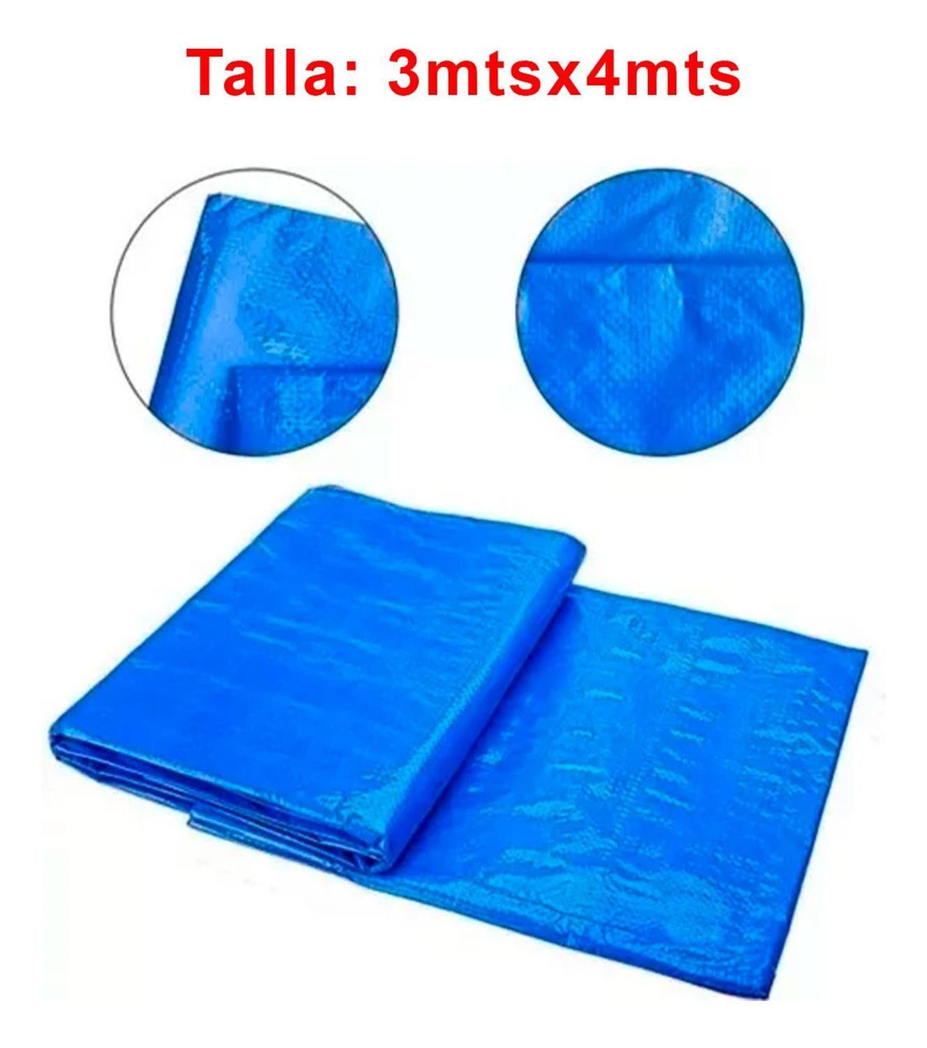 Funda Carpa Lona Cobertor Multiusos Impermeable 3 X 4 Metros-0