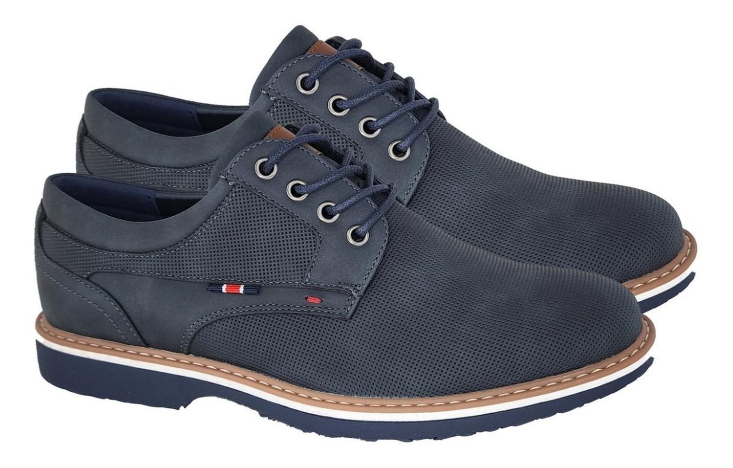 Zapatos Hombre / Caballero Casual Oxfords Ejecutivo 3181 Azul-2