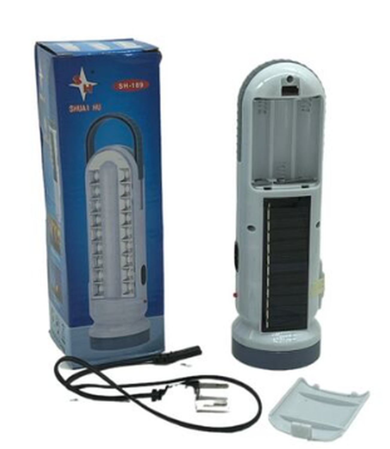 Lampara de Emergencia Recargable con Panel Solar 20 LEDS-1