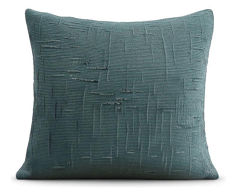 Funda cojín 45x45 color verde textura chenille sofá cama 744-4