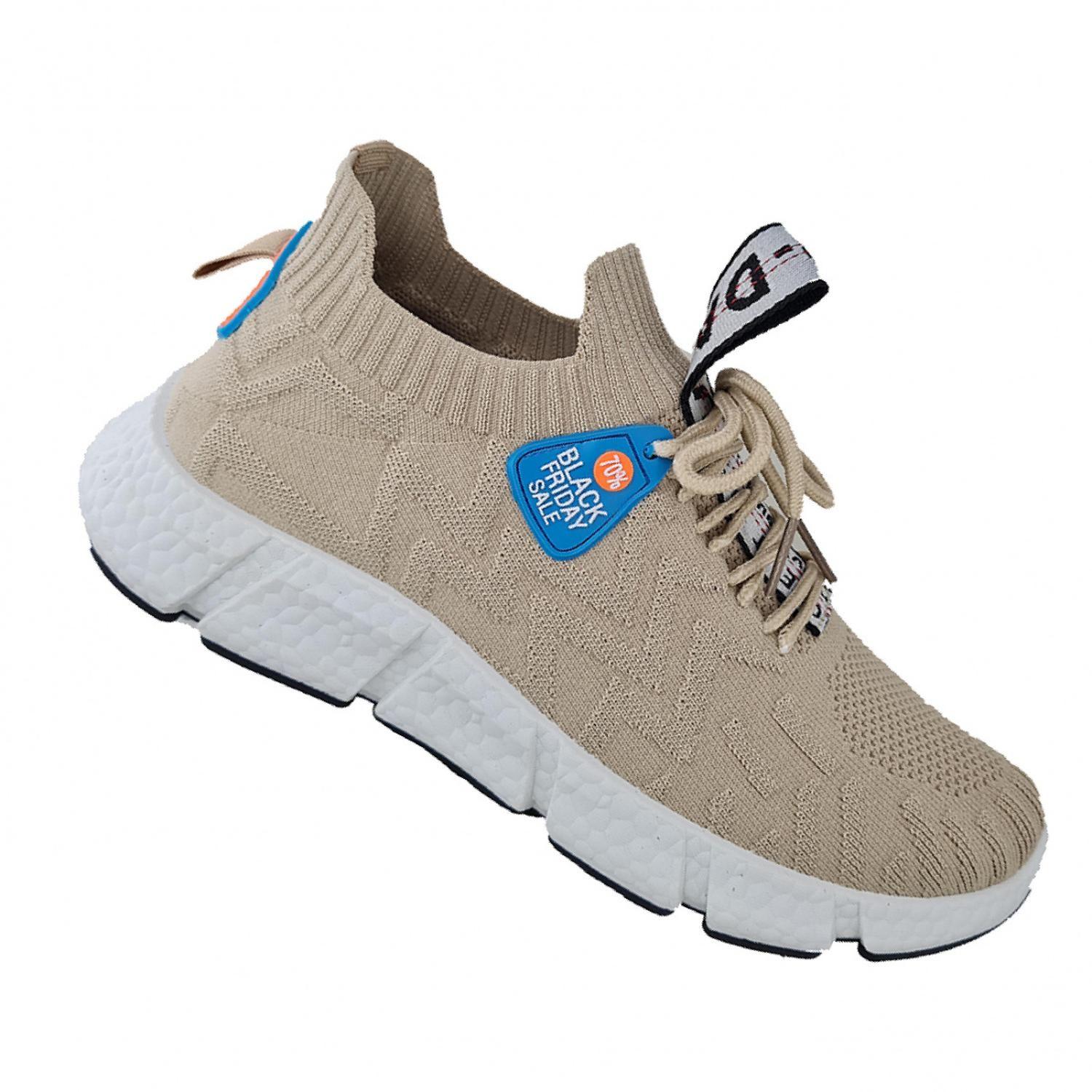 Zapatillas Deportivas Ligeras King Comodas Beige1083-0