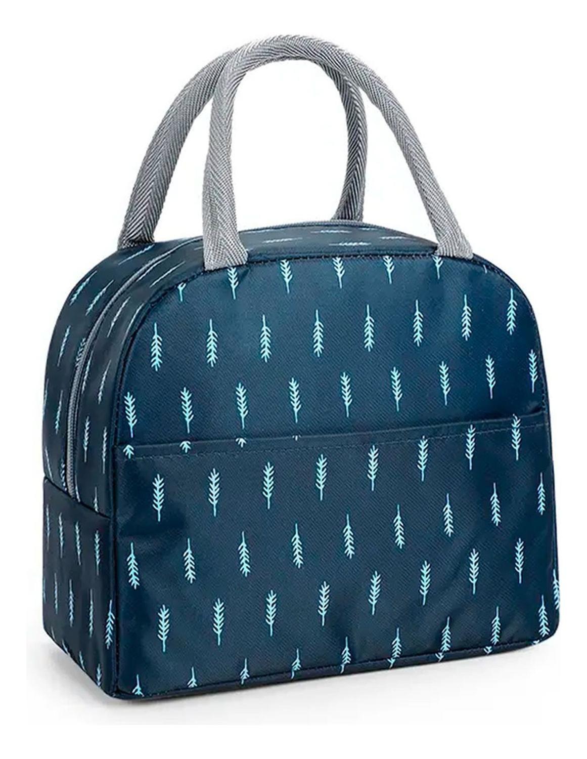 Lonchera Bolsa Termica Portatil Colación Almuerzo Azul-0