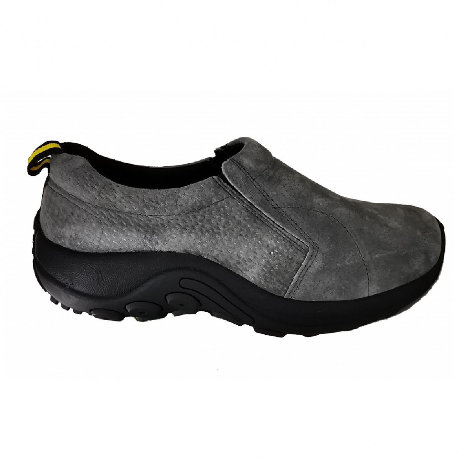 Zapatos De Hombre De Cuero Gamuzado Gris Casual 1072-1
