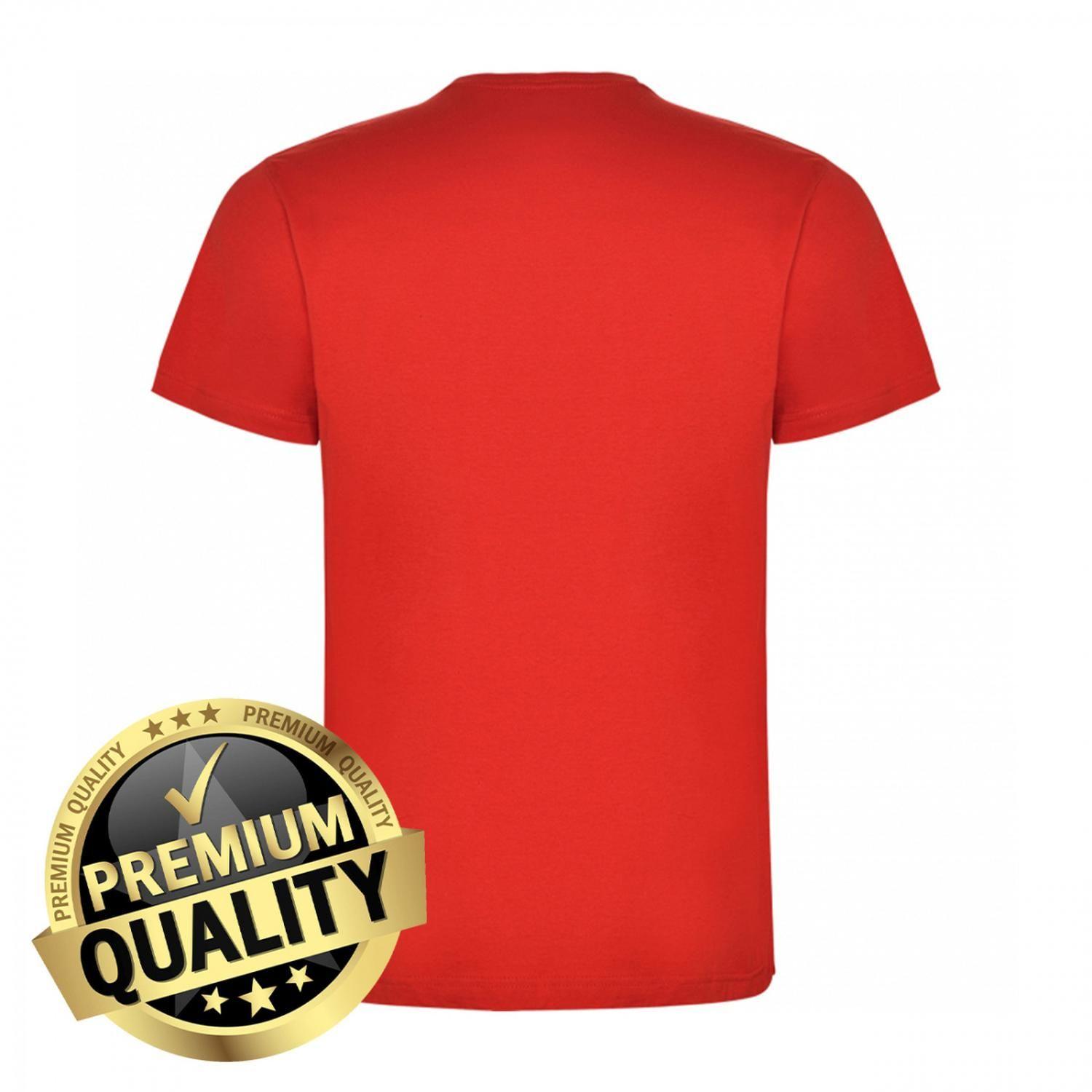 Polera De Algodón Unisex Manga Corta Dogo Premium - Rojo-2