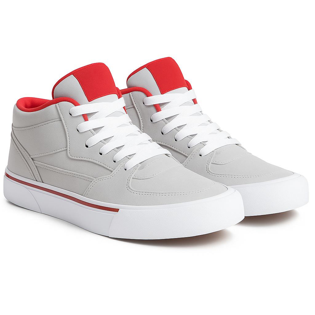 Zapatilla caña alta juvenil hombre mujer skate 7630-2