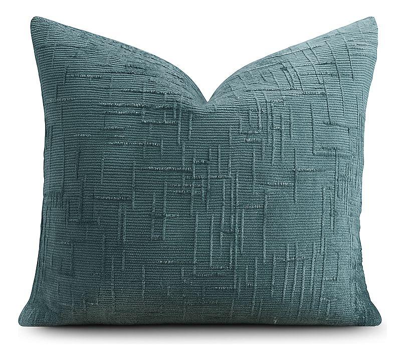 Cubre cojín verde chenille 45x45 diseño elegante sala CL 744-4