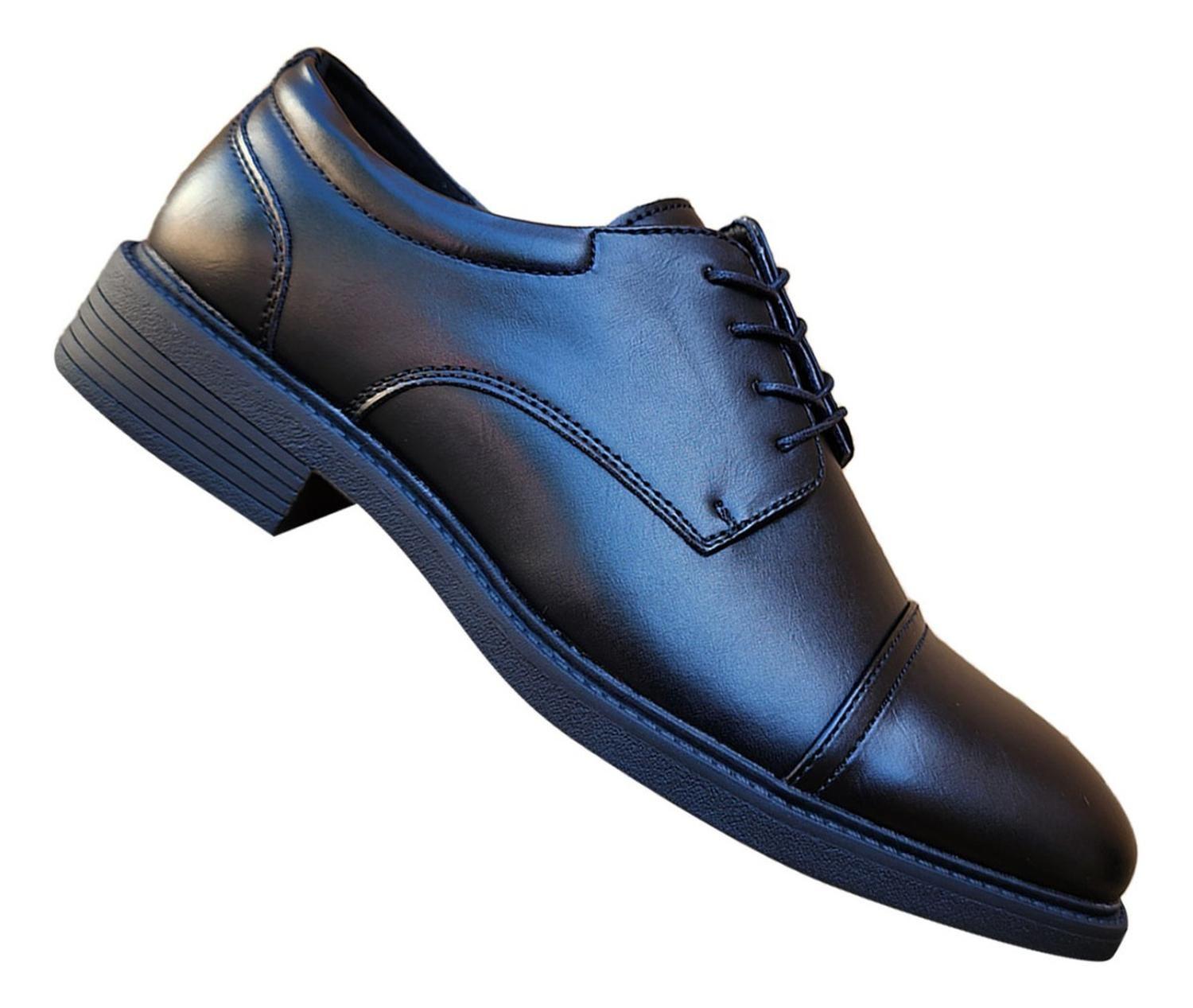 Zapato De Vestir Modelo Oxford Formal Caballero Negro 7422-0