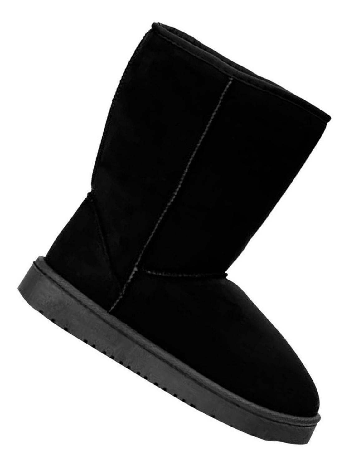 Botin Mujer Invierno Chiporro Abrigadores Negro - 7184-1