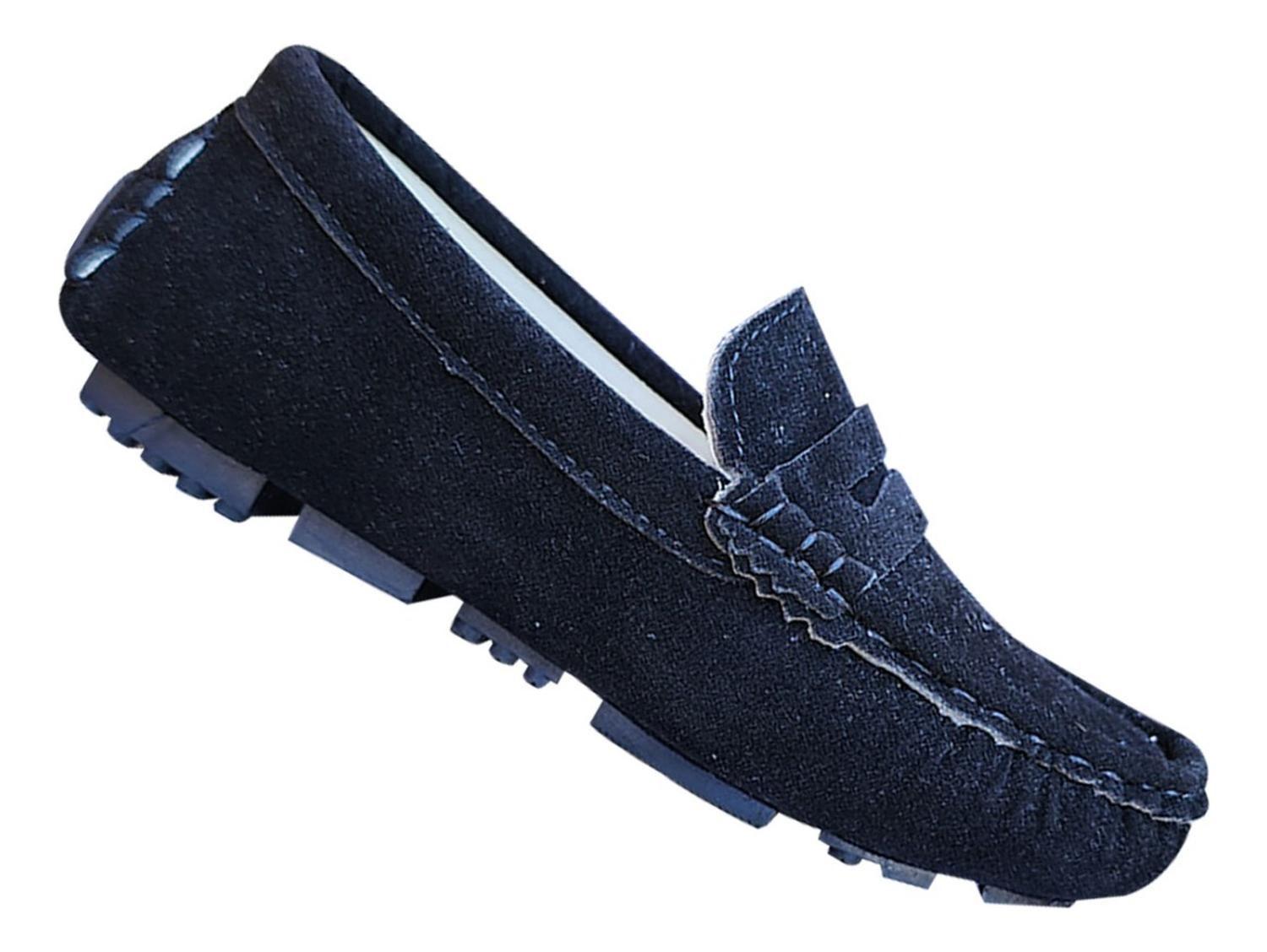 Zapato Mocasin Para Niños Suela Plana Casual Liviano 7708-2