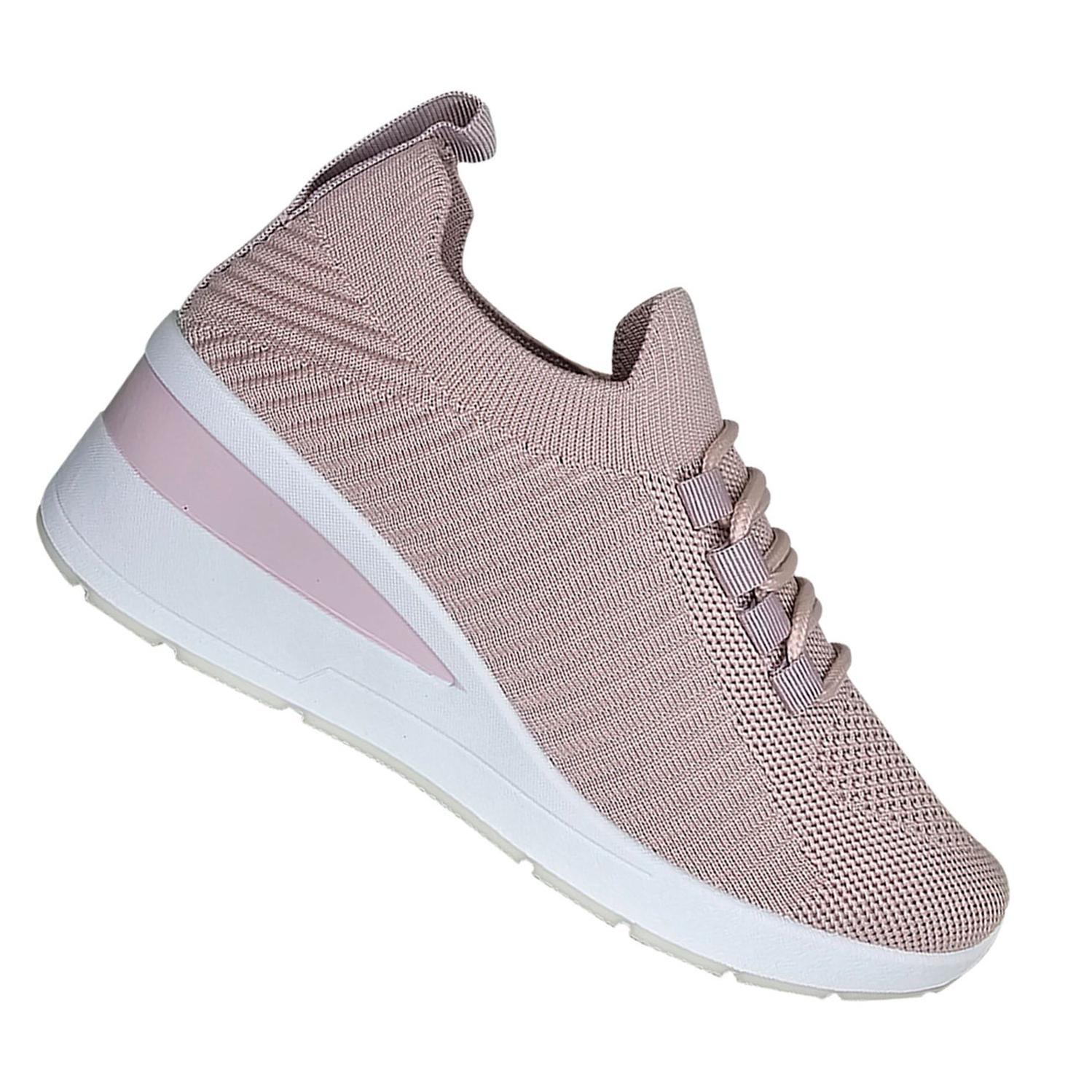 Zapatillas Deportivas para Mujer con Plataforma y Tejido Transpirable-2