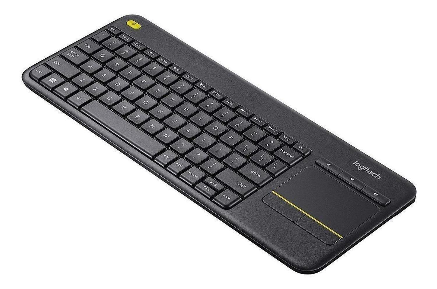Teclado Inalámbrico Logitech K400 Plus Qwerty Español Color Negro-1
