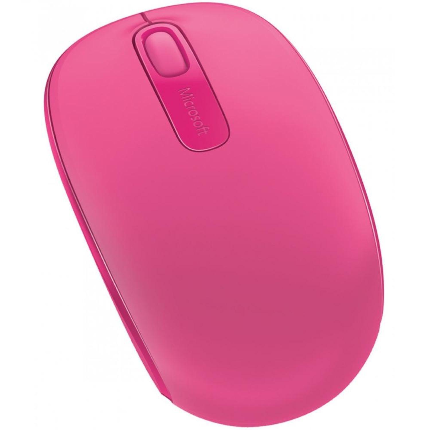 Mouse Inalámbrico Microsoft Wireless Mobile 1850 Fucsia-1