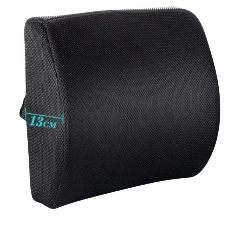 Cojín lumbar ergonómico de espuma viscoelástica Ergostore negro-2