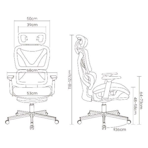 Silla ergonómica Spinex – CH05-22-3