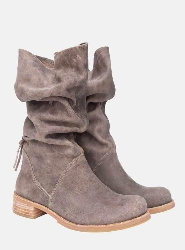 Bota Natalia Cuero Taupé-0