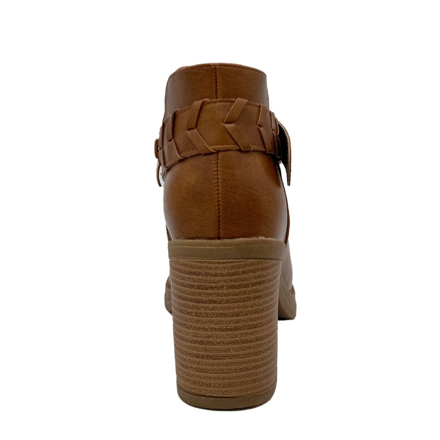 Botin para mujer liso Cafe Danicolle-3