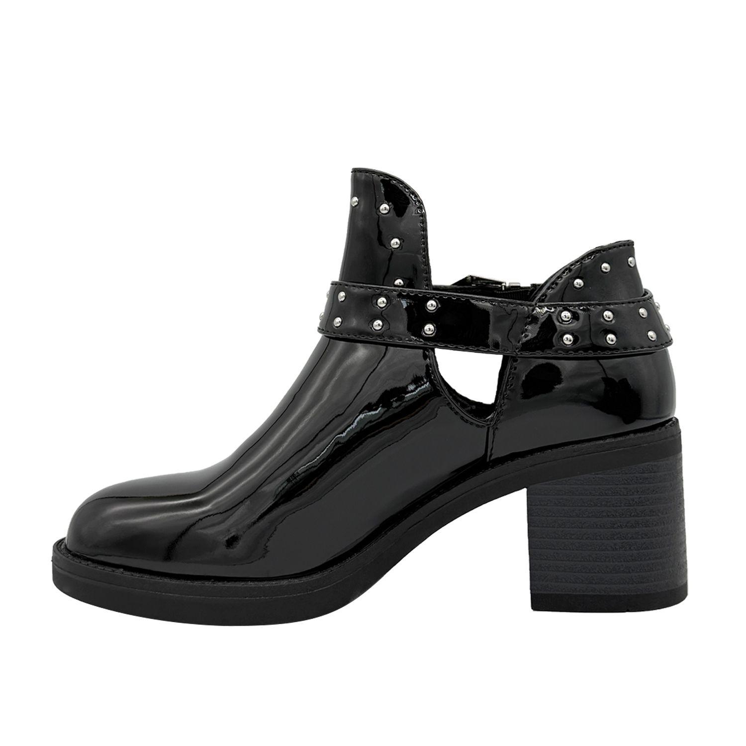 Botin para mujer veraniego Negro Danicolle-2