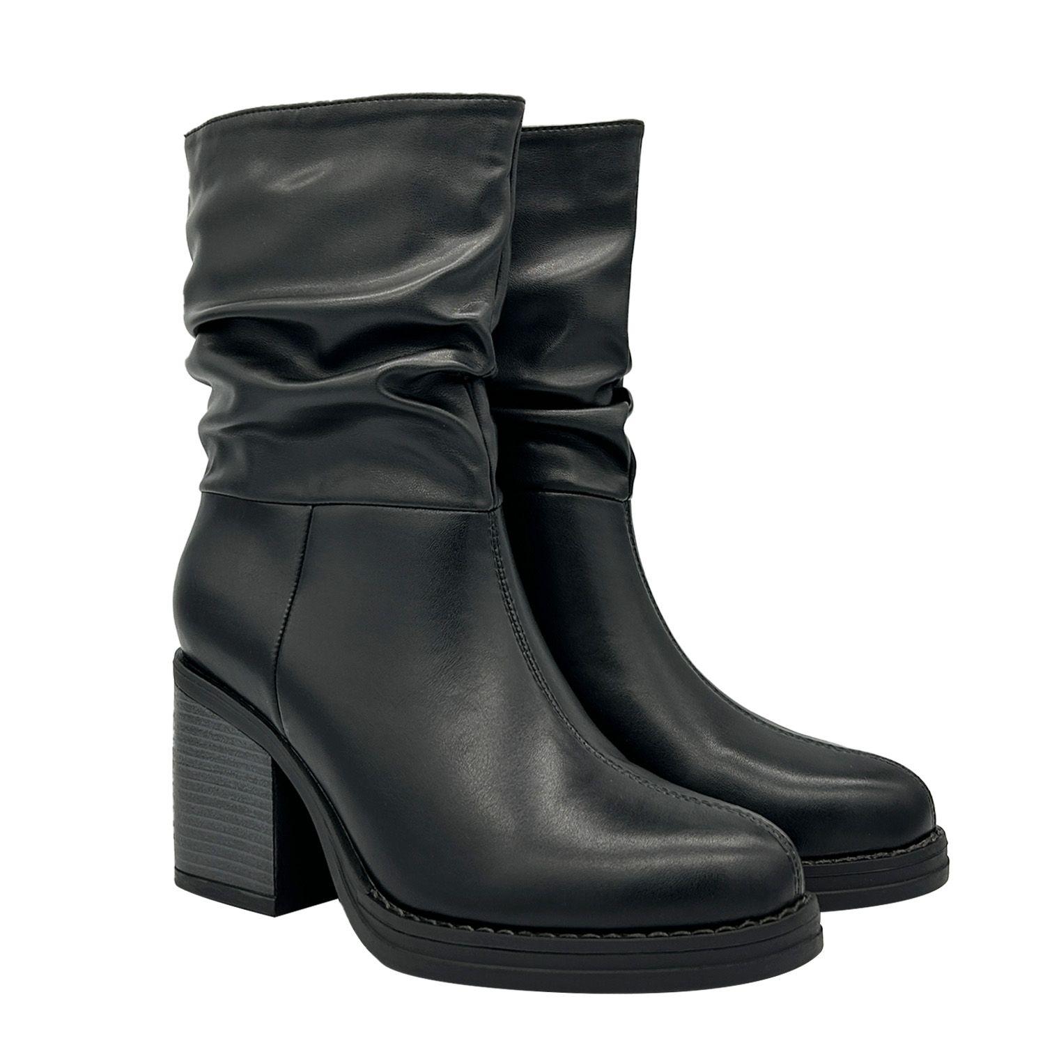 Bota para mujer, Negro, media pantorrilla Danicolle-1