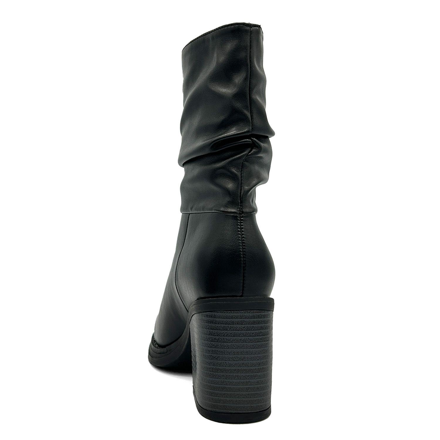 Bota para mujer, Negro, media pantorrilla Danicolle-3
